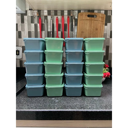 kit 20 potes organizador para cozinha armazenador de alimentos