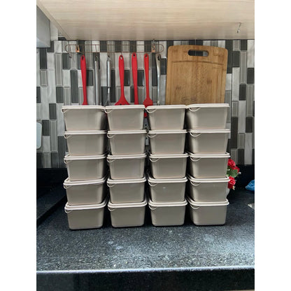 kit 20 potes organizador para cozinha armazenador de alimentos